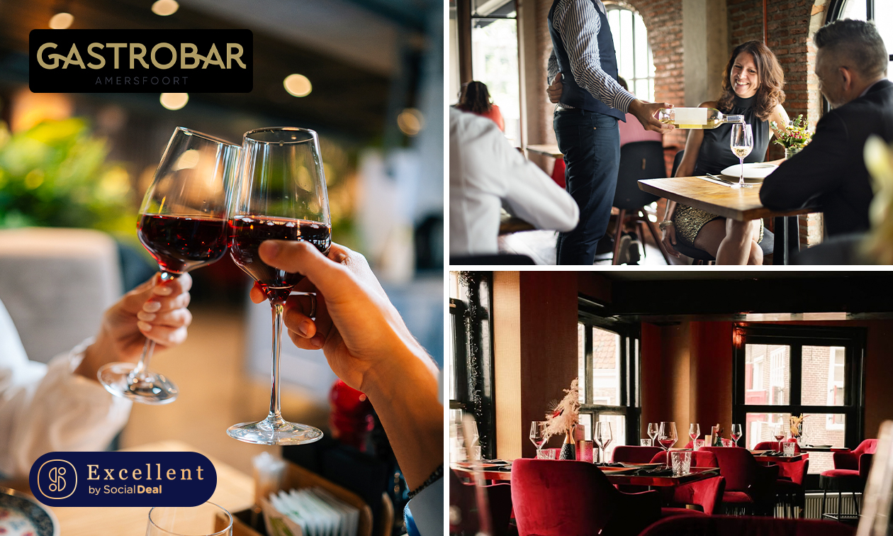 Luxe high wine + hapjes (1,5 uur) bij Gastrobar Amersfoort Luxe high wine + hapjes (1,5 uur) bij Gastrobar Amersfoort