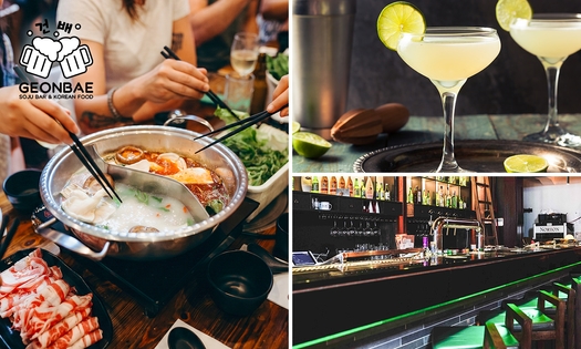 Koreaanse lunch of diner met hotpot + fruitpunch in hartje Den Haag