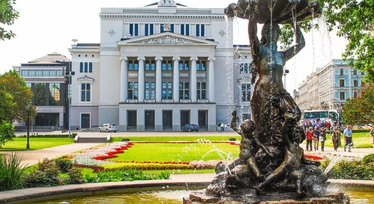 Riga med opera eller ballet
