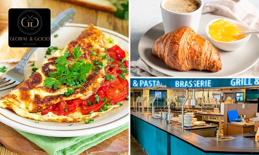 Onbeperkt ontbijtbuffet op zondag bij Global & Good Restaurant
