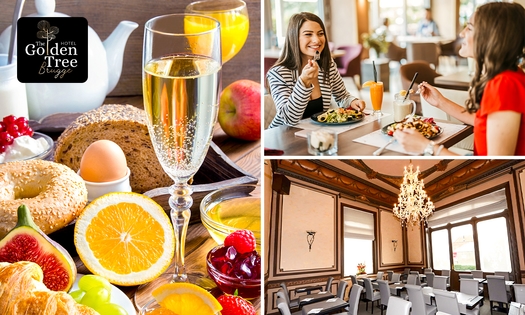 Onbeperkt ontbijtbuffet + glas cava bij Golden Tree Hotel
