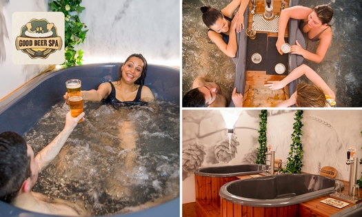 Entree privé-bierspa (1 uur) + verzorgingspakket