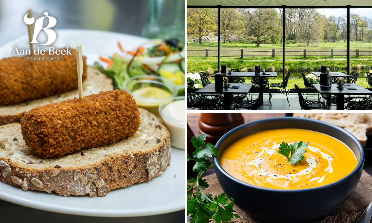 Lunchplank bij Grand Café Aan de Beek