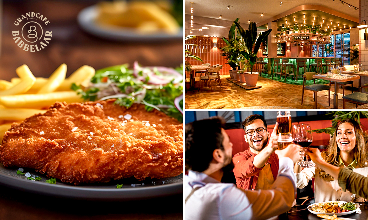 3-gangen shared dining-diner bij Grand Café de Babbelaar Drachten