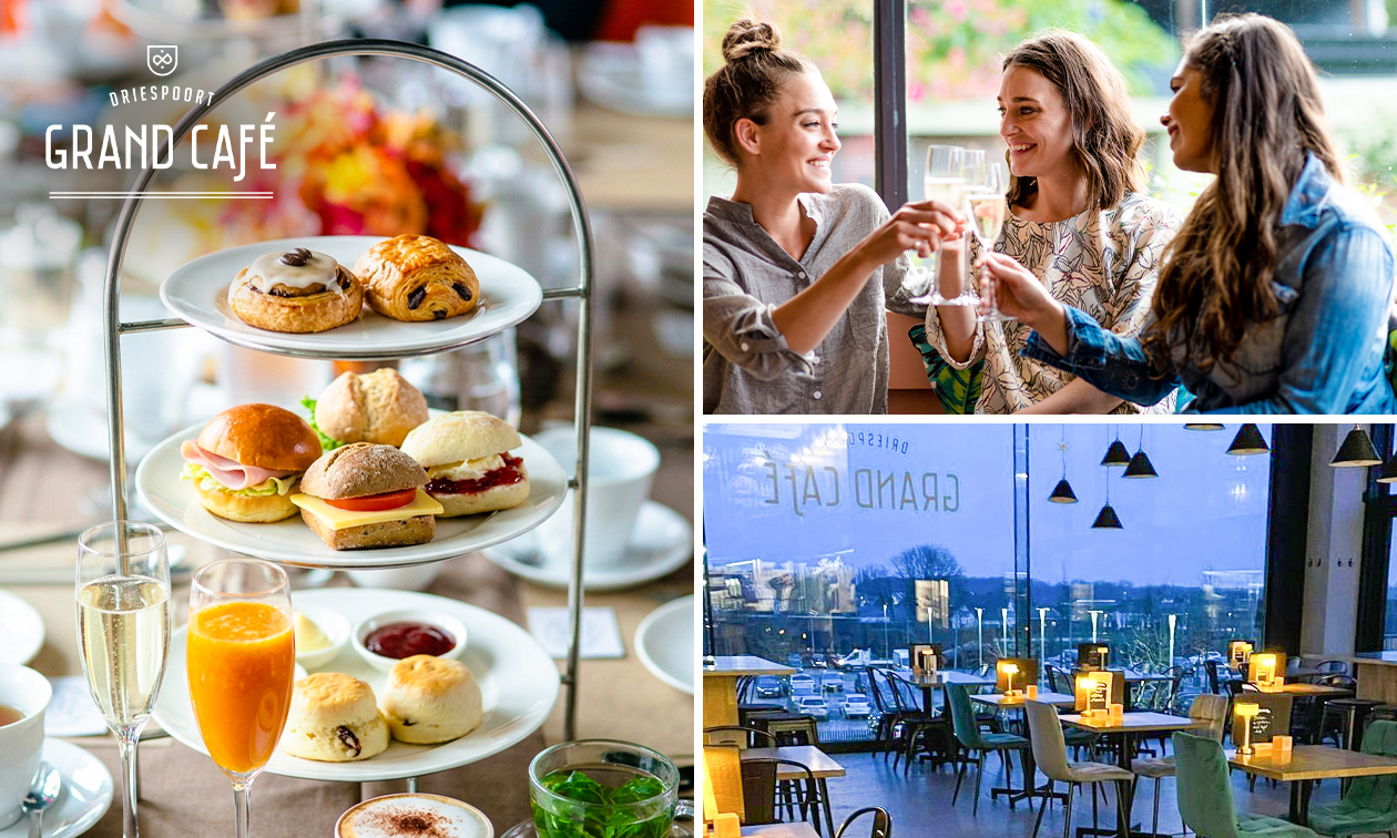 Luxe ontbijt + cava bij Grand Café Driespoort