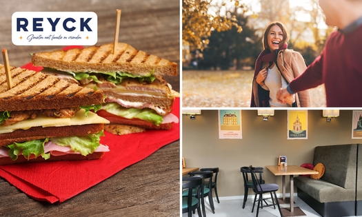 Wandelarrangement incl. koffie met gebak en 2-gangenlunch bij Grand Café Reyck