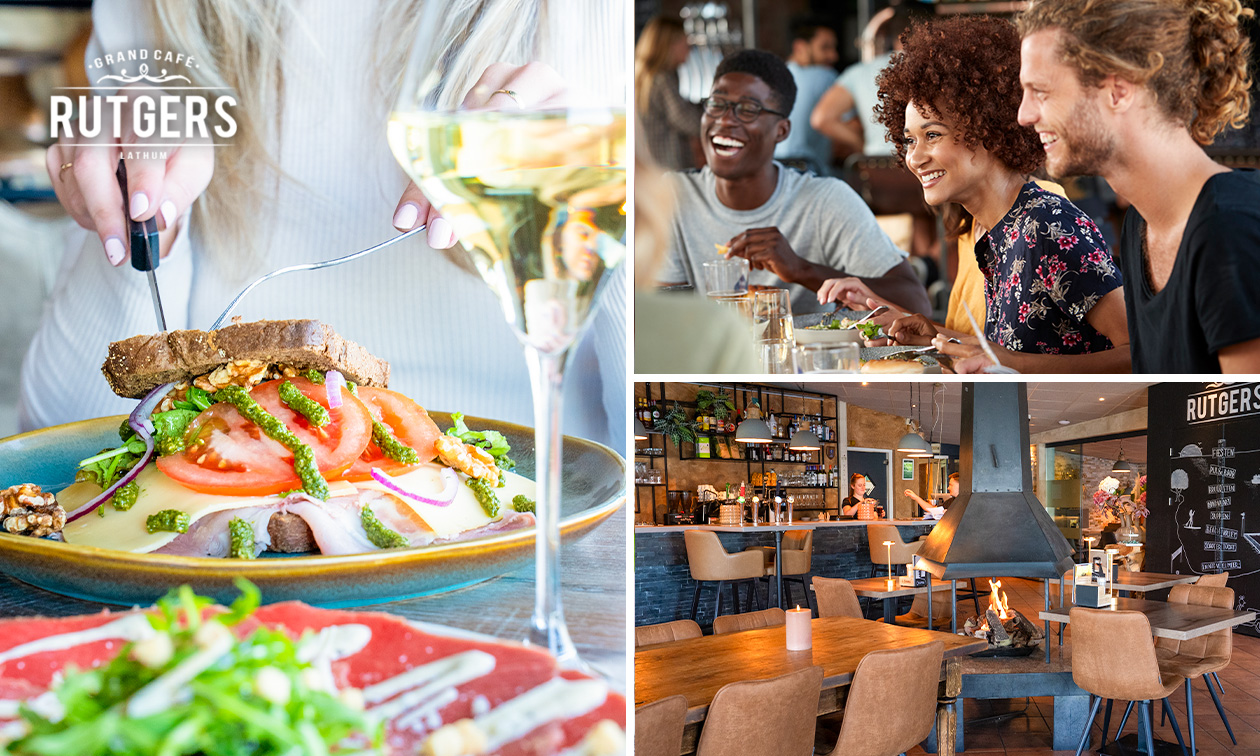 2-gangen keuzelunch bij Grand Café Rutgers
