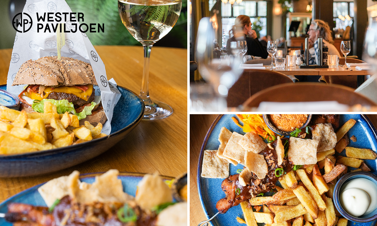 3-gangen keuzediner bij Grand Café Wester Paviljoen