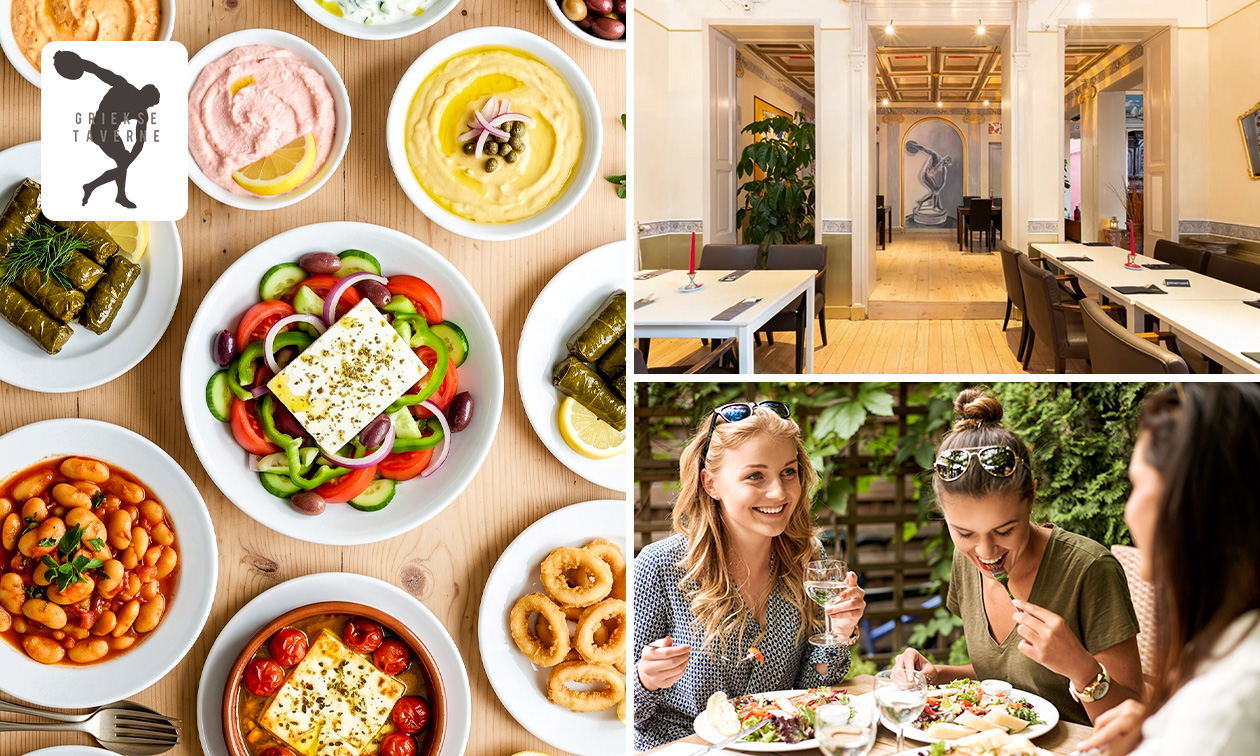 3 Griekse meze naar keuze bij Griekse Taverne in hartje Antwerpen
