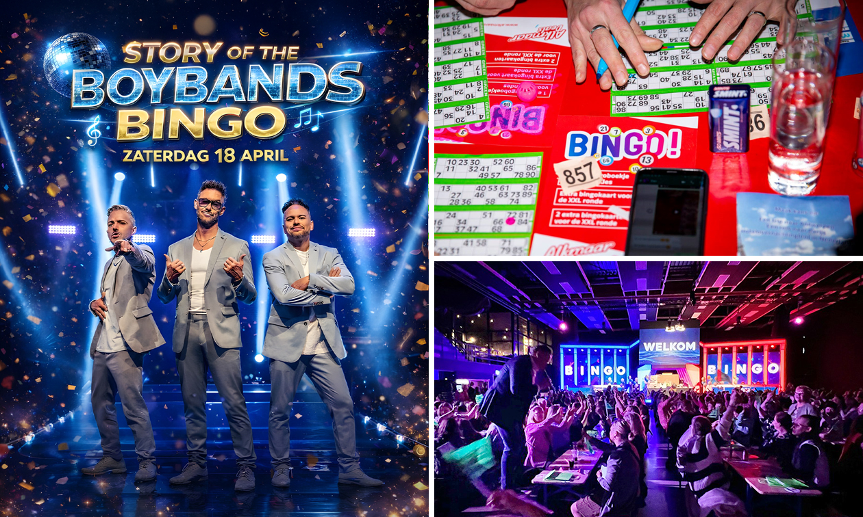 Entree H20 Bingo met optreden van The Story of Boybands