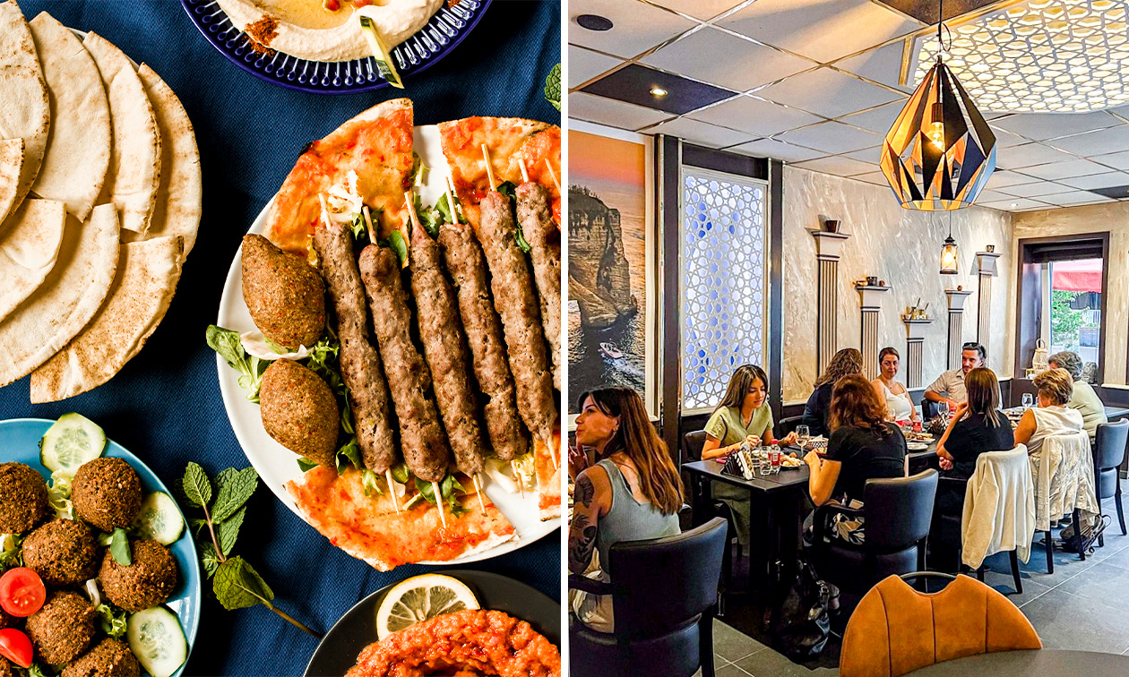 Libanese 2- of 3-gangenlunch of -diner à la carte in Aalst