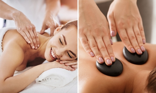 Ontspannings- of hotstonemassage (60 of 90 min) + evt. chakrahealing