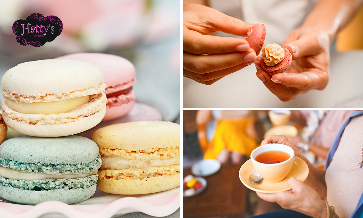 Workshop Franse macaron maken + vullen (2 uur) + koffie of thee + lekkers bij Hatty's Taarten Workshop Franse macaron maken + vullen (2 uur) + koffie of thee + lekkers bij Hatty's Taarten