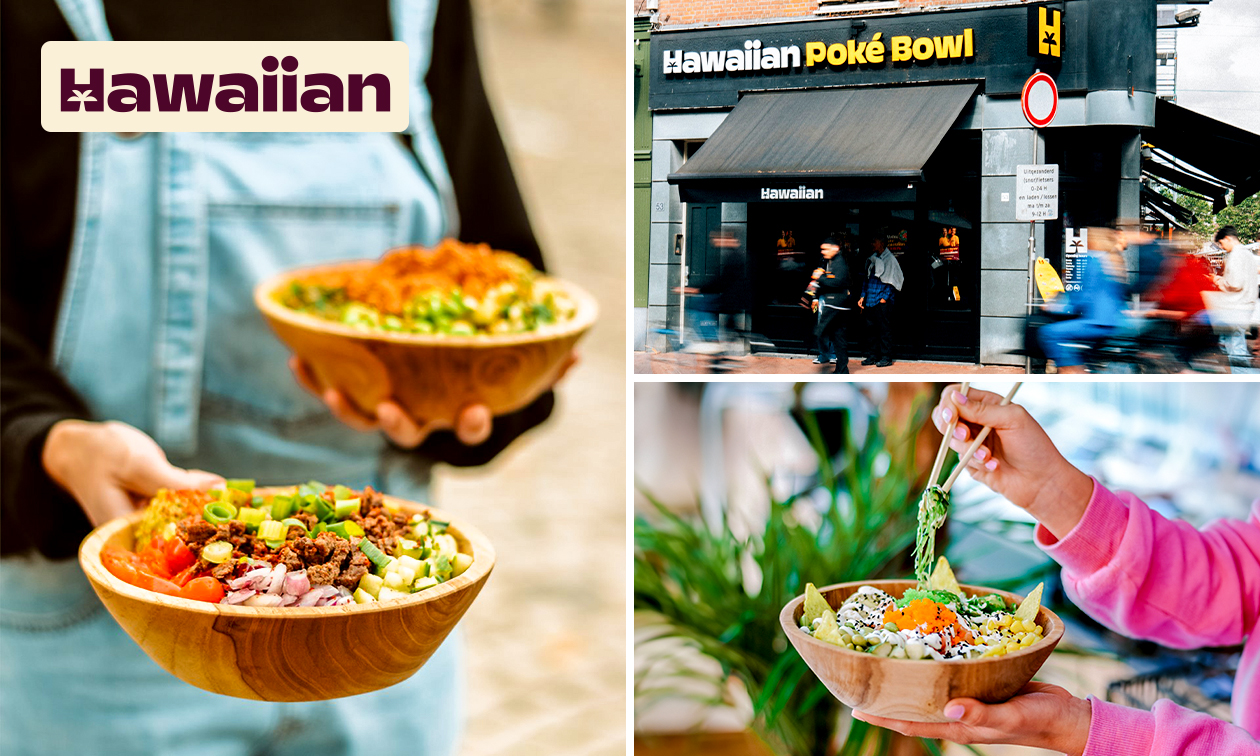 2 medium pokébowls naar keuze bij Hawaiian Poké Bowl