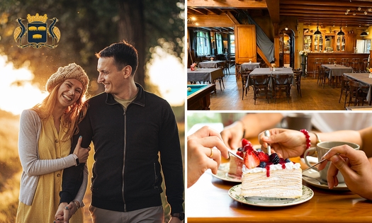 Wandel- of fietsarrangement incl. koffie/thee + gebak + 2-gangenlunch