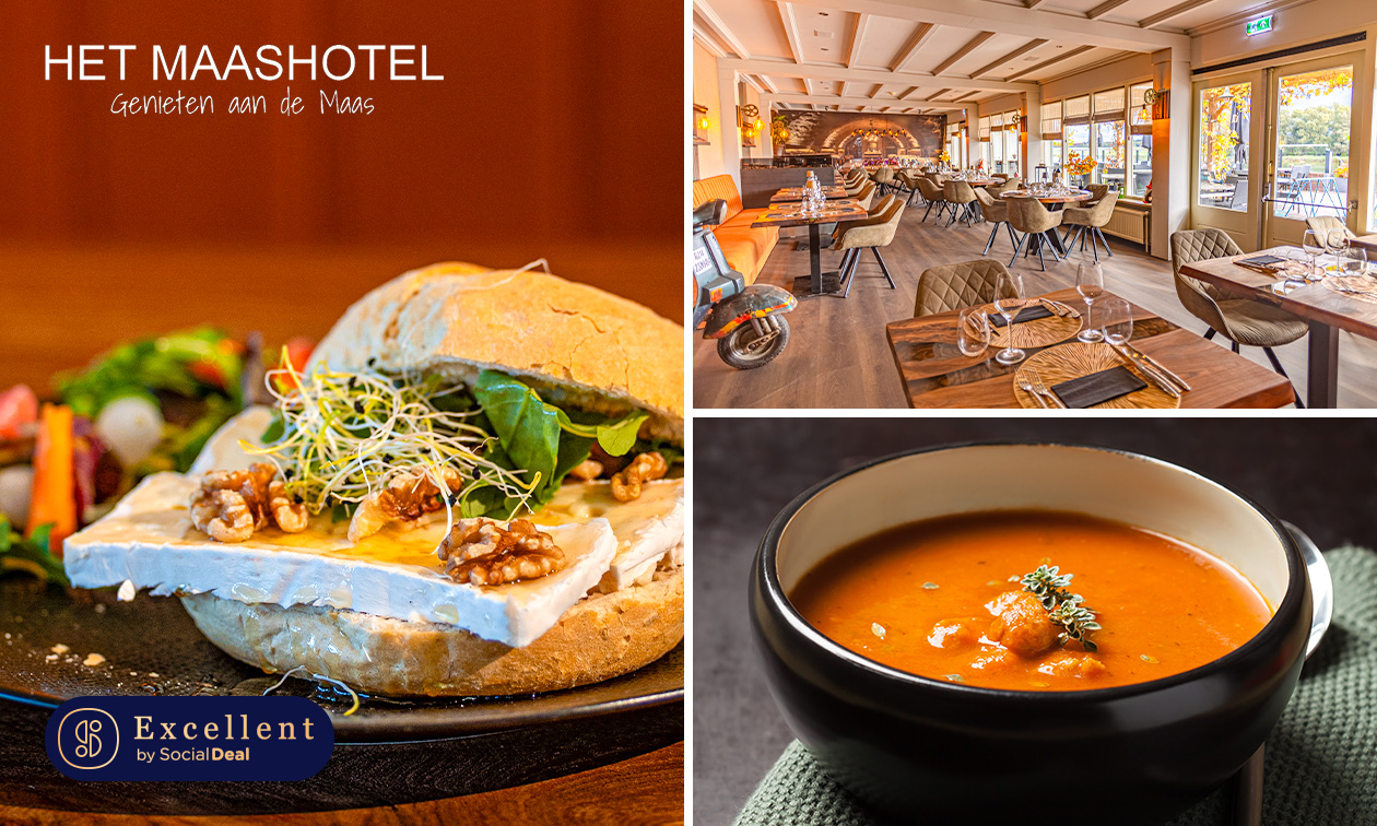 2-gangenlunch bij Het Maashotel