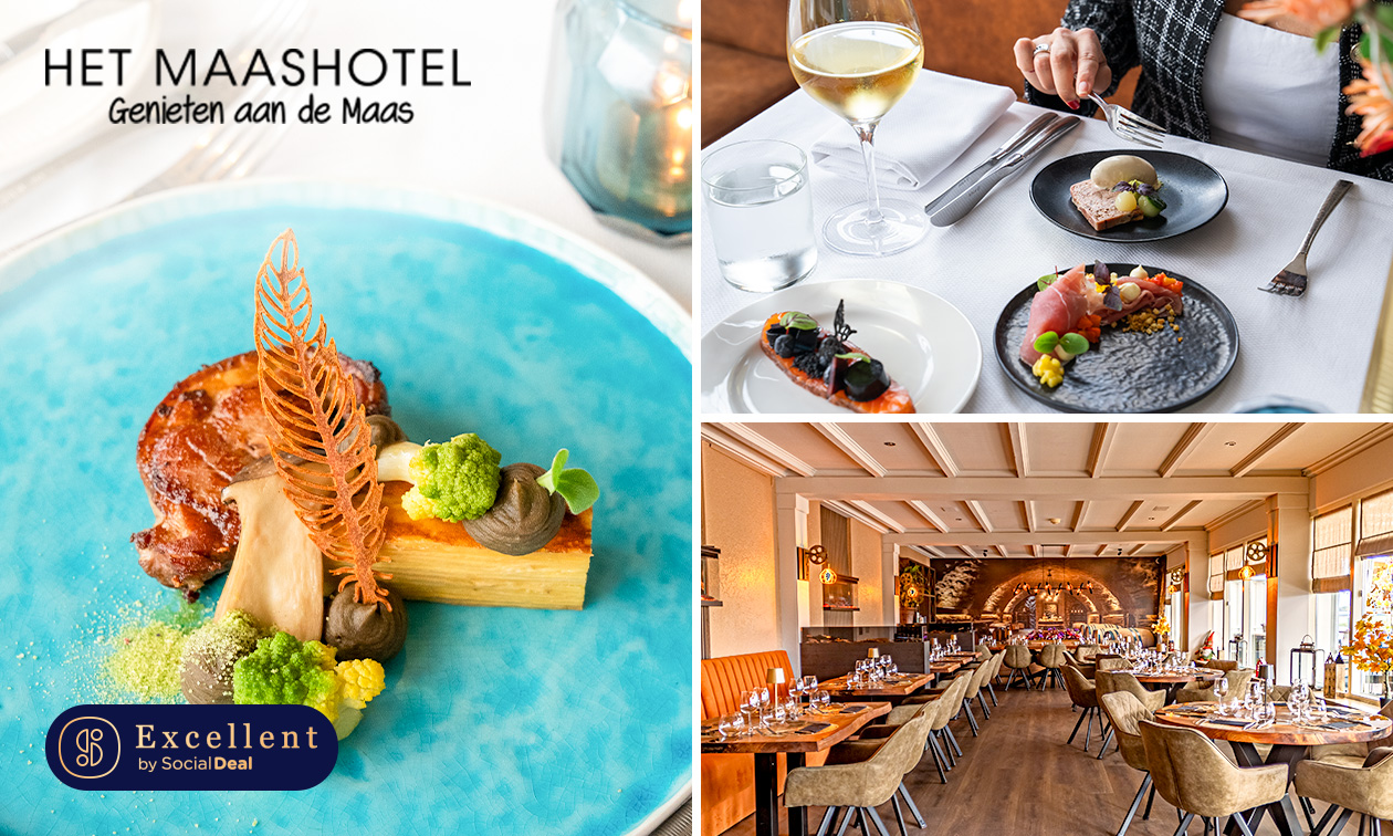 4- of 5-gangendiner van de chef bij Het Maashotel