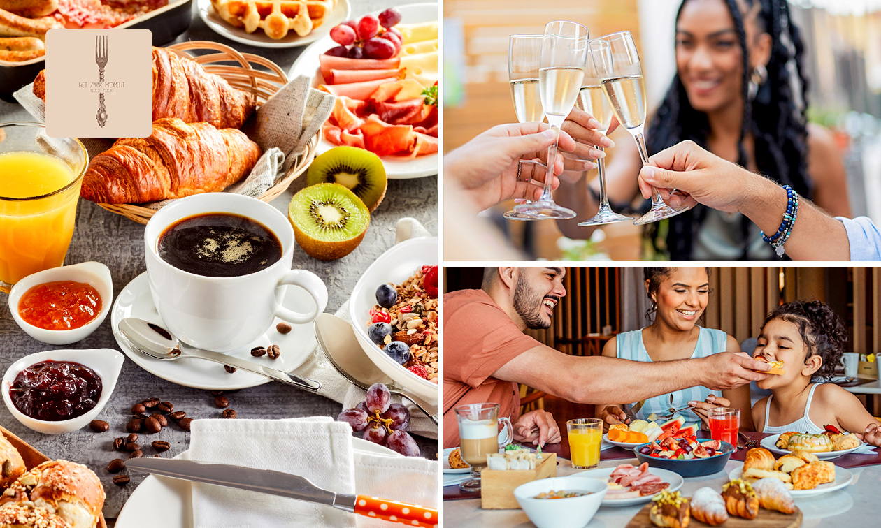 Luxe ontbijt + glas cava