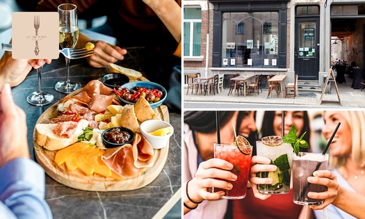 Planche apéritive + cocktail ou mocktail au choix chez Het Zwak Moment