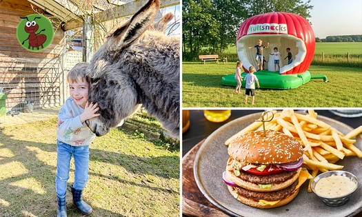 Entree natuur- en belevingsboerderij + lunchgerecht naar keuze
