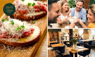 2-gangen keuzelunch + amuse + koffie/thee/cappuccino in hartje Oosterhout