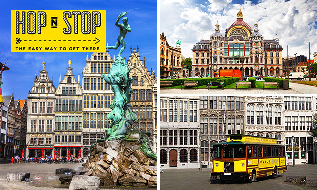 Citytour door Antwerpen met de Trolleybus