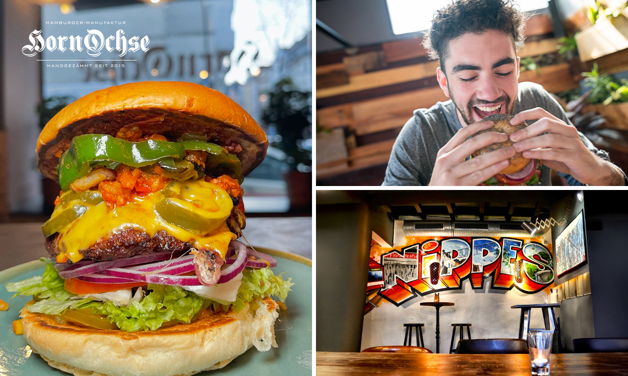 Burger-Menü nach Wahl bei Hornochse in Köln
