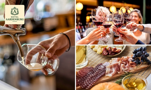 Bier-, wijn-, of cocktailproeverij + borrelplank naar keuze in Aardenburg