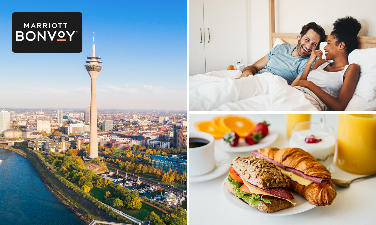 Overnachting voor 2 + ontbijt in de haven van Düsseldorf