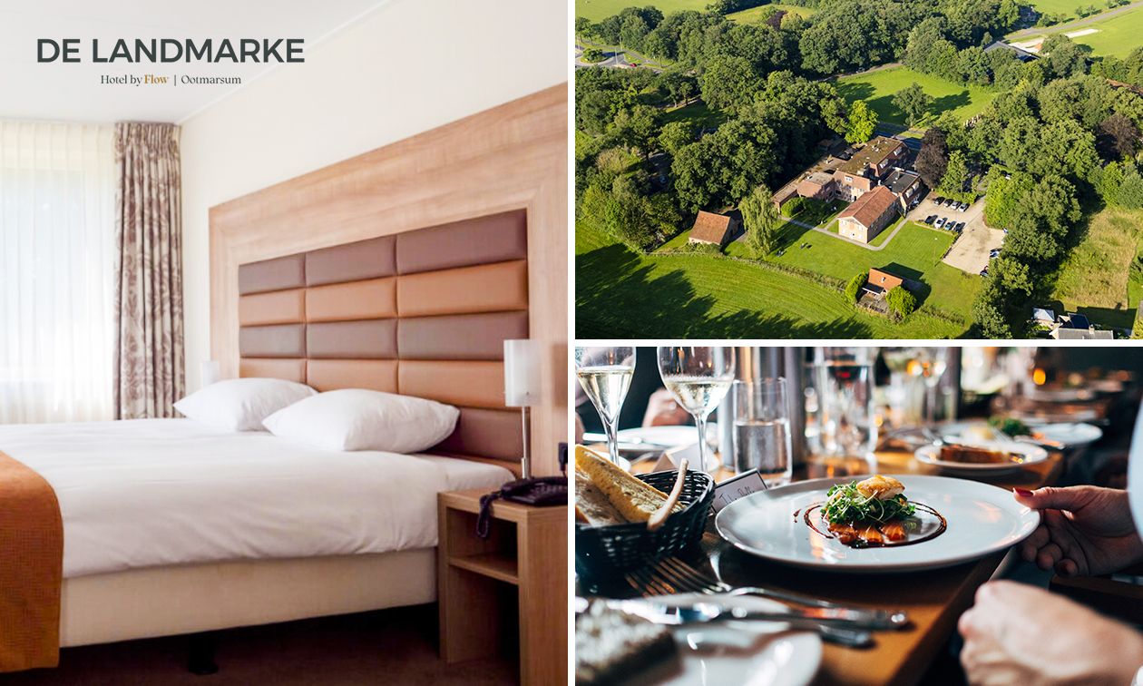 Nuit de luxe pour 2 + petit-déjeuner + dîner en 3 services et plus à Agelo