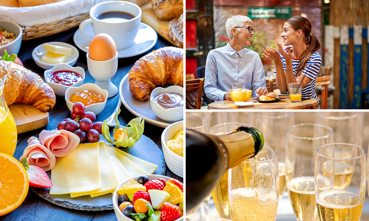 Ontbijtbuffet + glas cava in SInt-Niklaas