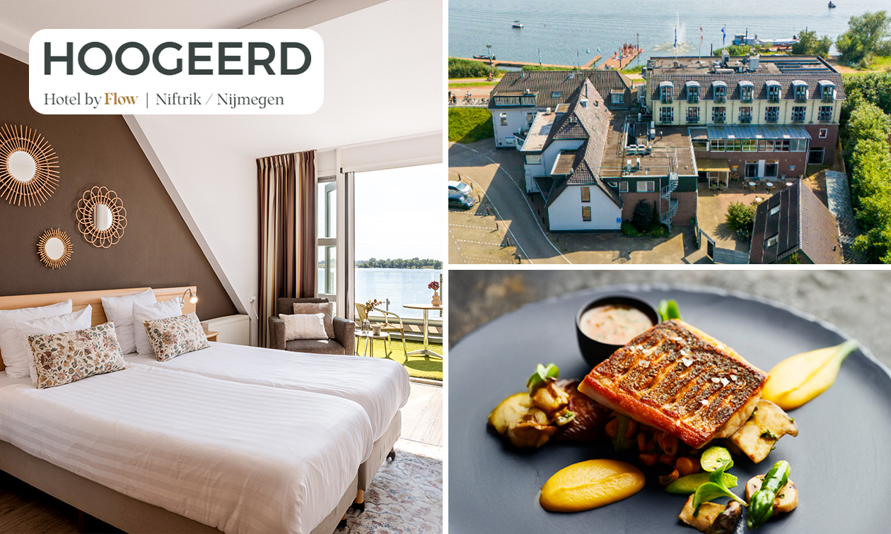 Nuit pour 2 + petit-déjeuner + check-out tardif + dîner en 3 services + bulles