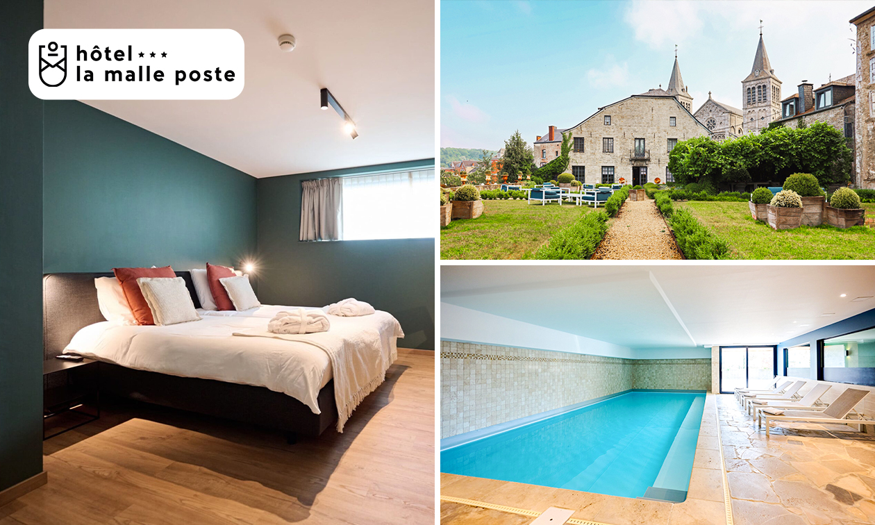 Overnachting voor 2 + ontbijt + welkomstdrankje + toegang tot wellness in Rochefort