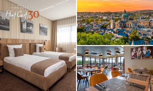 Nuit pour 2 + verre de bienvenue + petit-déjeuner + check-out tardif près de Namur