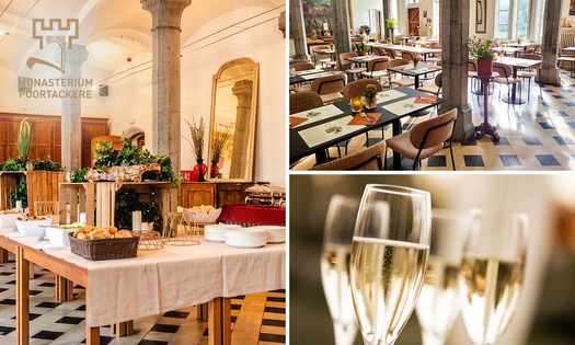 Ontbijtbuffet + glas bubbels (1,5 uur)