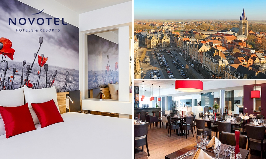 Luxe overnachting(en) voor 2 + ontbijt in hartje Ieper
