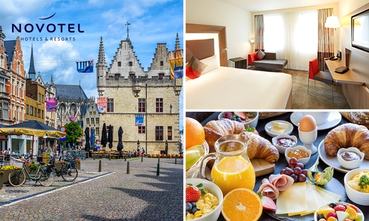Übernachtung für 2 + Frühstück + Late Check-out im Herzen von Mechelen