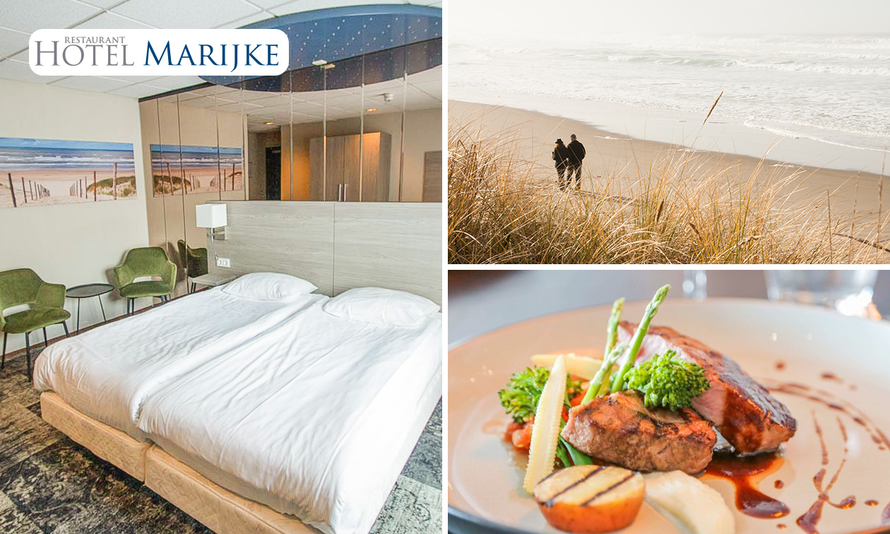 Overnachting(en) voor 2 + ontbijt + hoofdgerecht bij Fletcher