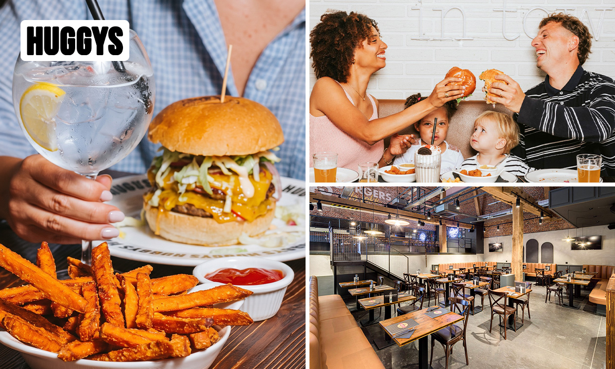 Menu burger en 2 ou 3 services au HUGGYS de Nivelles