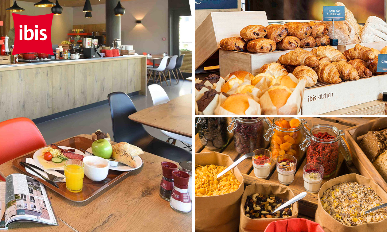 Ontbijtbuffet + glas cava in Brussel