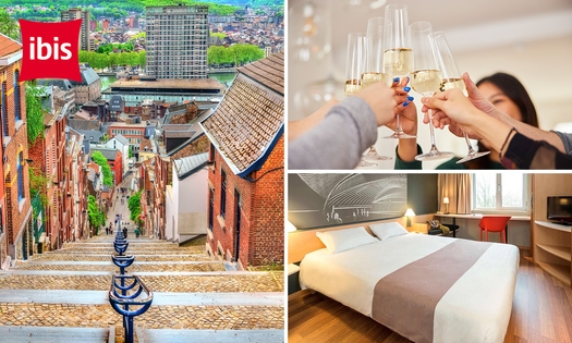 Nuit pour 2 + petit-déjeuner + verre de bienvenue + check-out tardif près de Liège