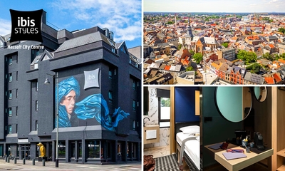 1 of 2 overnachting(en) voor 2 + ontbijt in hartje Hasselt
