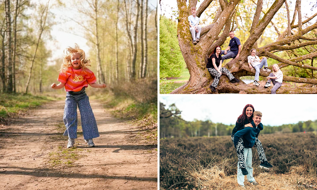 Zomerse buitenshoot naar keuze + 5 digitale foto's