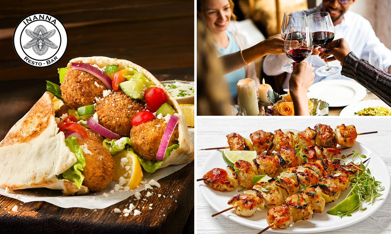 Libanees 4-gangen keuzediner + koffie of thee in Brussel