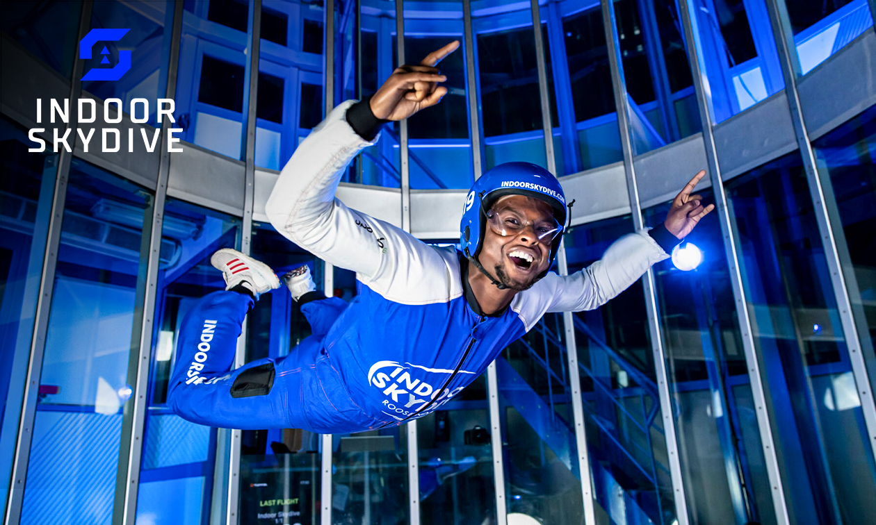 3 of 5 flights indoor skydiven bij Indoor Skydive Roosendaal 3 of 5 flights indoor skydiven bij Indoor Skydive Roosendaal