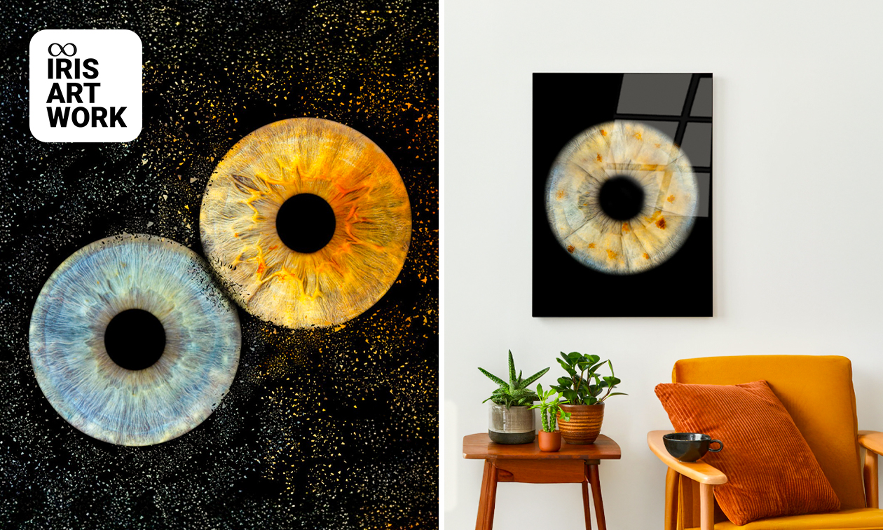 Iris-fotoshoot (1 tot 5 pers.) + 1 digitaal bestand of afdruk (20x20)