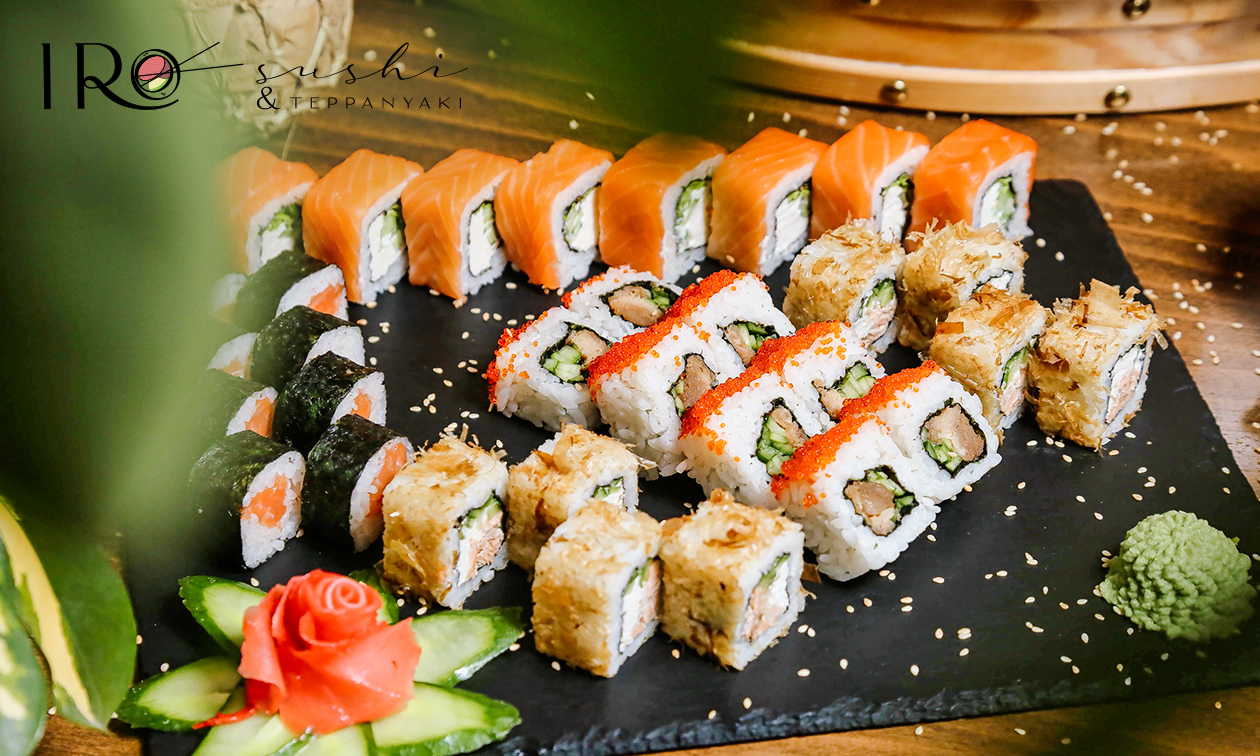 Sushibox (20, 28, 40 of 48 stuks) voor afhaal bij Iro Sushi Loosduinen