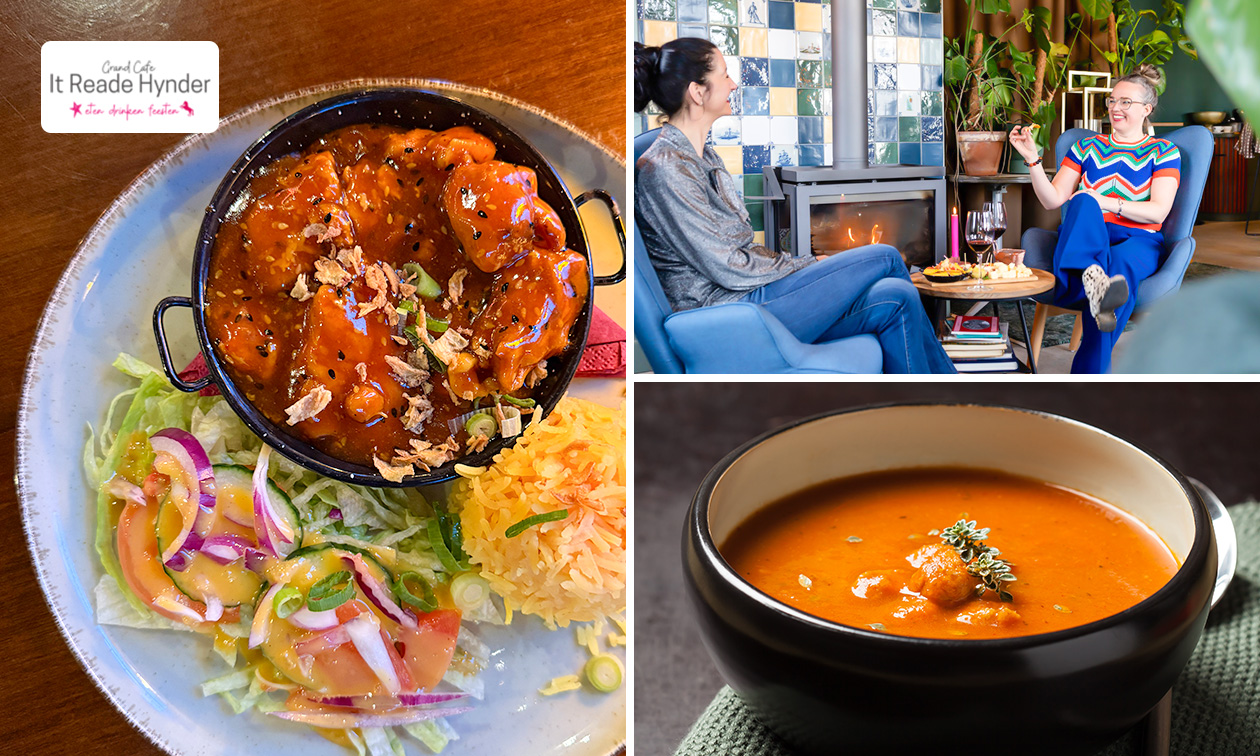 2-gangen keuzelunch bij It Reade Hynder