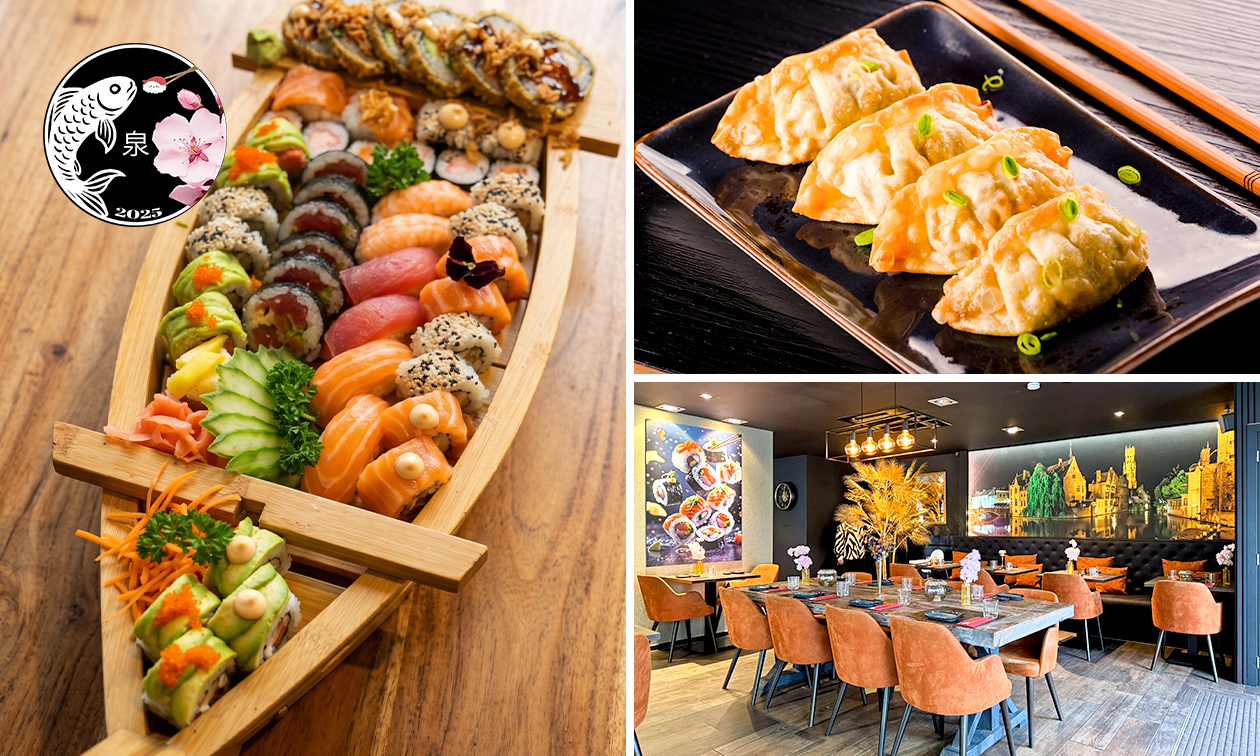 Sushiboot (24 stuks) of pokébowl + voorgerecht