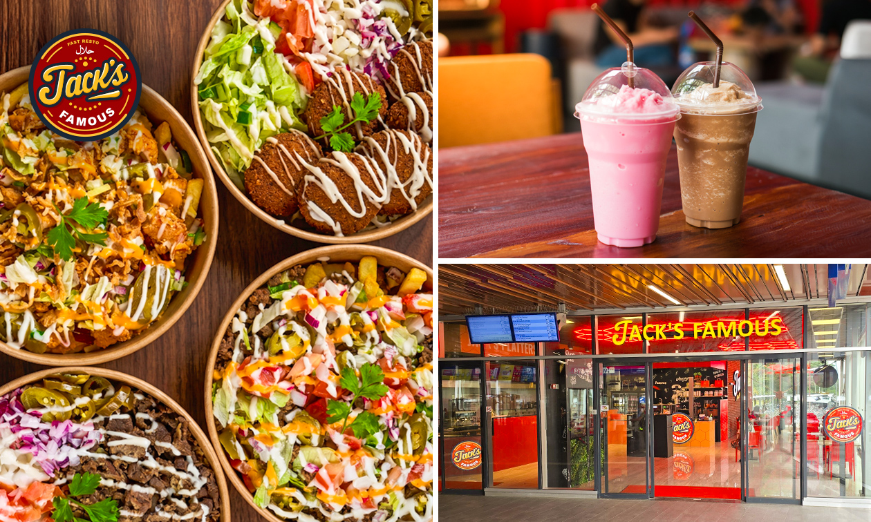 Medium rijstplatter naar keuze + snack + milkshake voor afhaal of dine-in